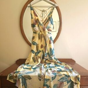 Cynthia Steffe Botanical Stappy Yellow Dress
